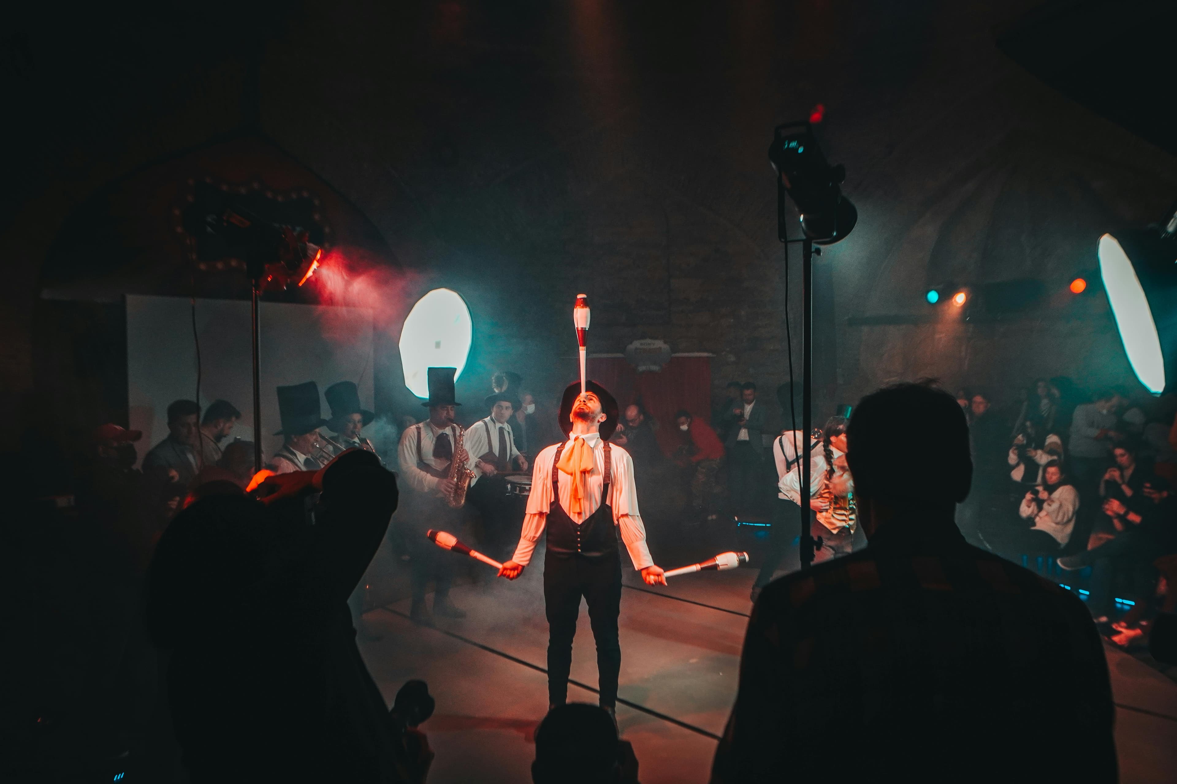 Unique Walkabout Acts setup