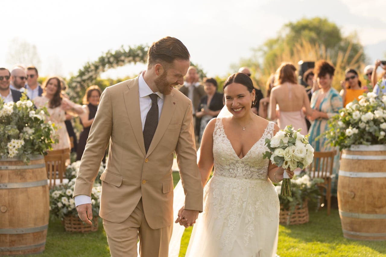 Ceremony emotion shot