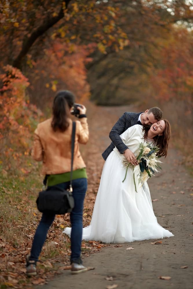 Couple portrait moment