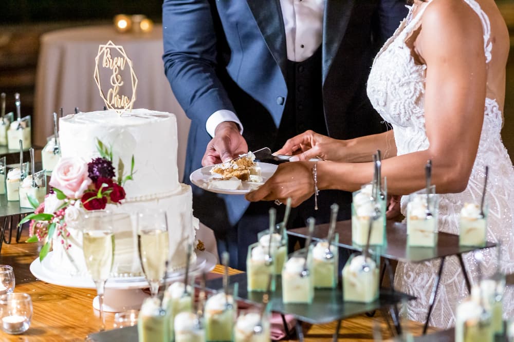 Wedding reception canape and drinks service