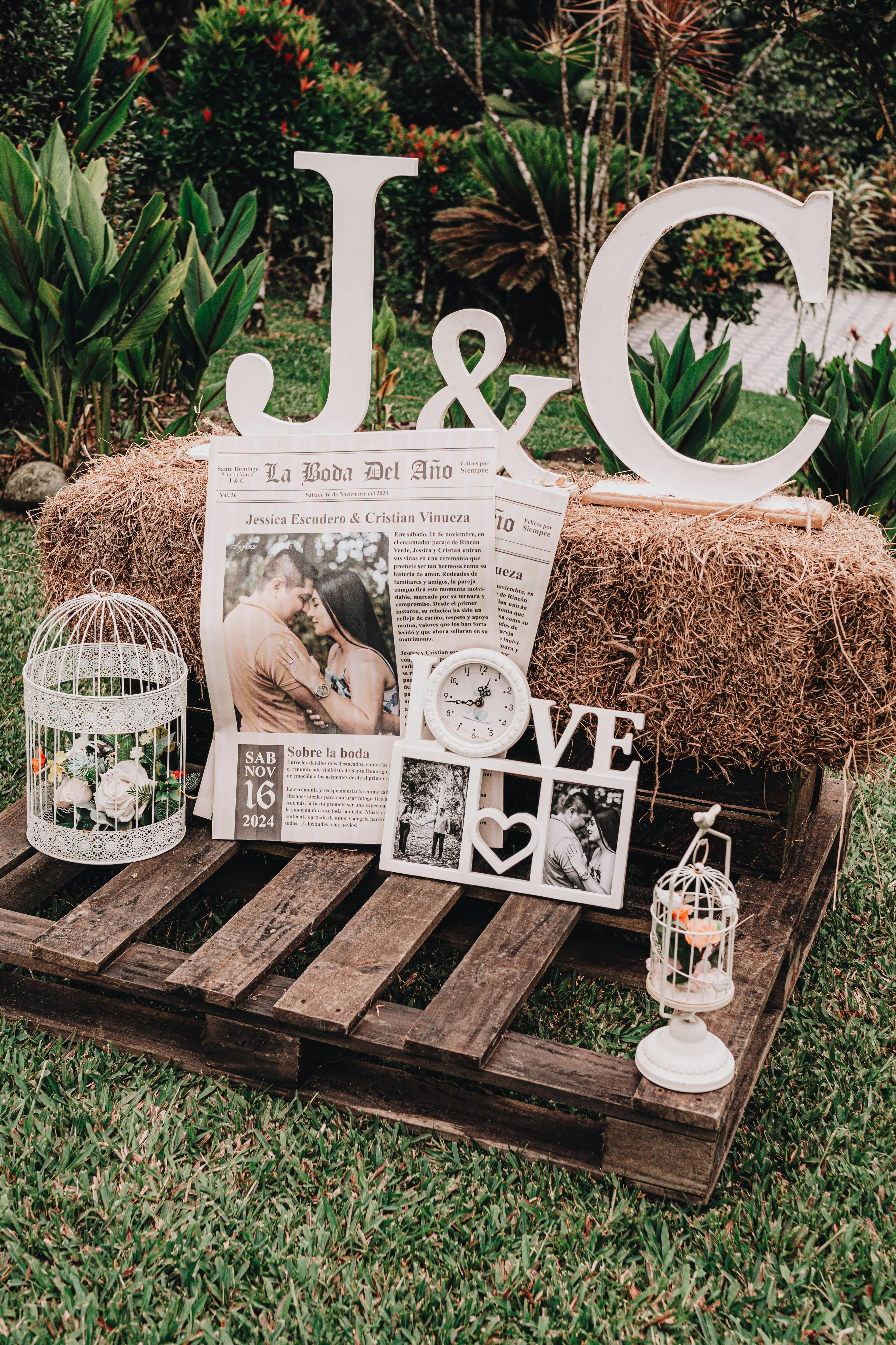Wedding reception decor reveal