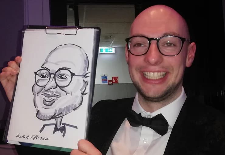 Richard Ellis caricaturist cover